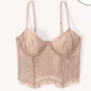 Abercrombie & Fitch Lace and Satin Corset